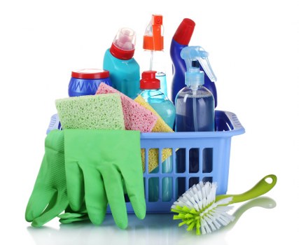 Technician performing commercial carpet cleaning with specialized equipment