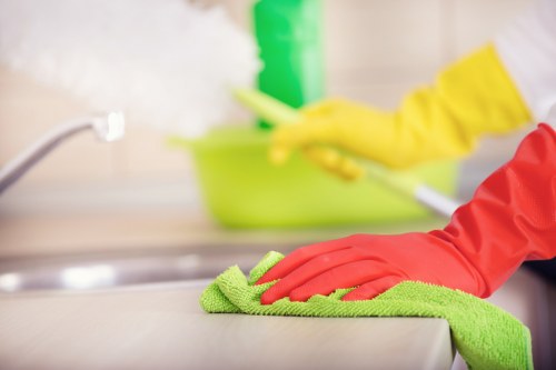 Deep cleaning a cushioned chair with upholstery treatment